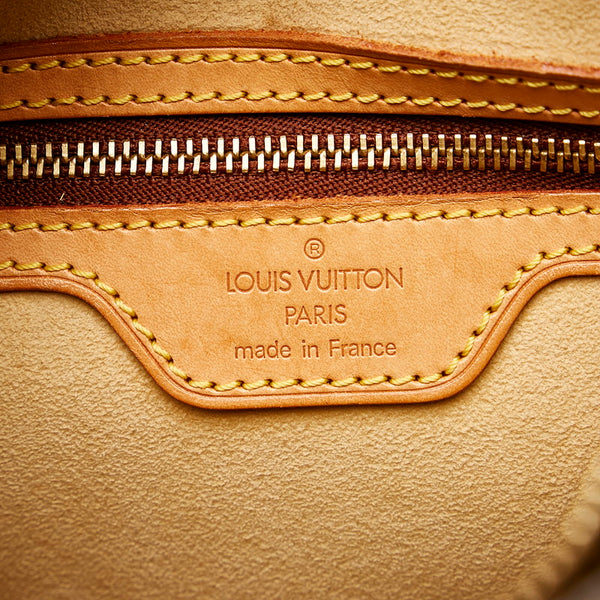 ルイ ヴィトン モノグラム ルーピング MM ショルダーバッグ M51146 ブラウン PVC レザー レディース LOUIS VUITTON 【中古】