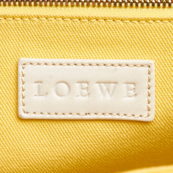 ロエベ ハンドバッグ ホワイト  レザー レディース LOEWE 【中古】