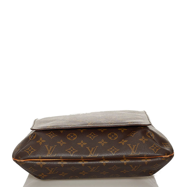 ルイ ヴィトン モノグラム ミュゼット M51256 ブラウン PVC レザー 斜め掛け ショルダーバッグ レディース LOUIS VUITTON 【中古】