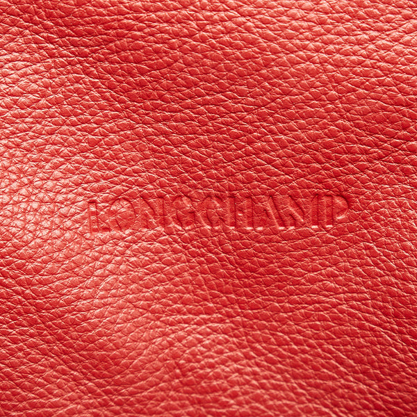 ロンシャン トートバッグ ショルダーバッグ２WAY レッド レザー レディース Longchamp 【中古】