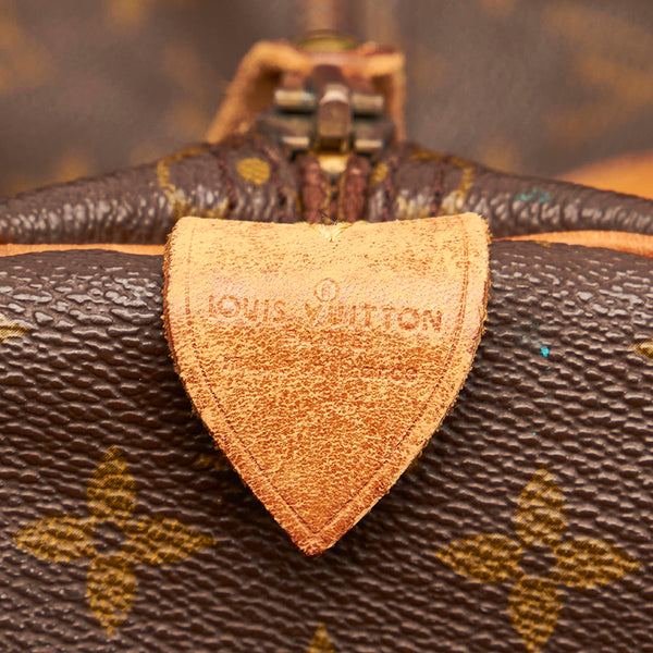 ルイ ヴィトン モノグラム 旧 キーポル55 M41424 ブラウン PVC レザー ボストンバッグ レディース LOUIS VUITTON 【中古】