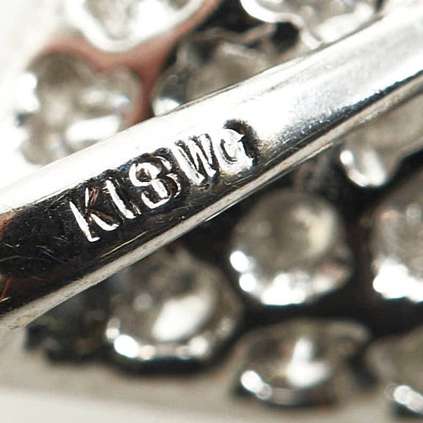 K18WG ホワイトゴールド ダイヤ1.00ct ペンダントトップ レディース 【中古】