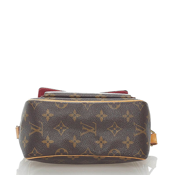 ルイ ヴィトン モノグラム ヴィバシテ PM 斜め掛け ショルダーバッグ M51165 ブラウン PVC レザー レディース LOUIS VUITTON 【中古】