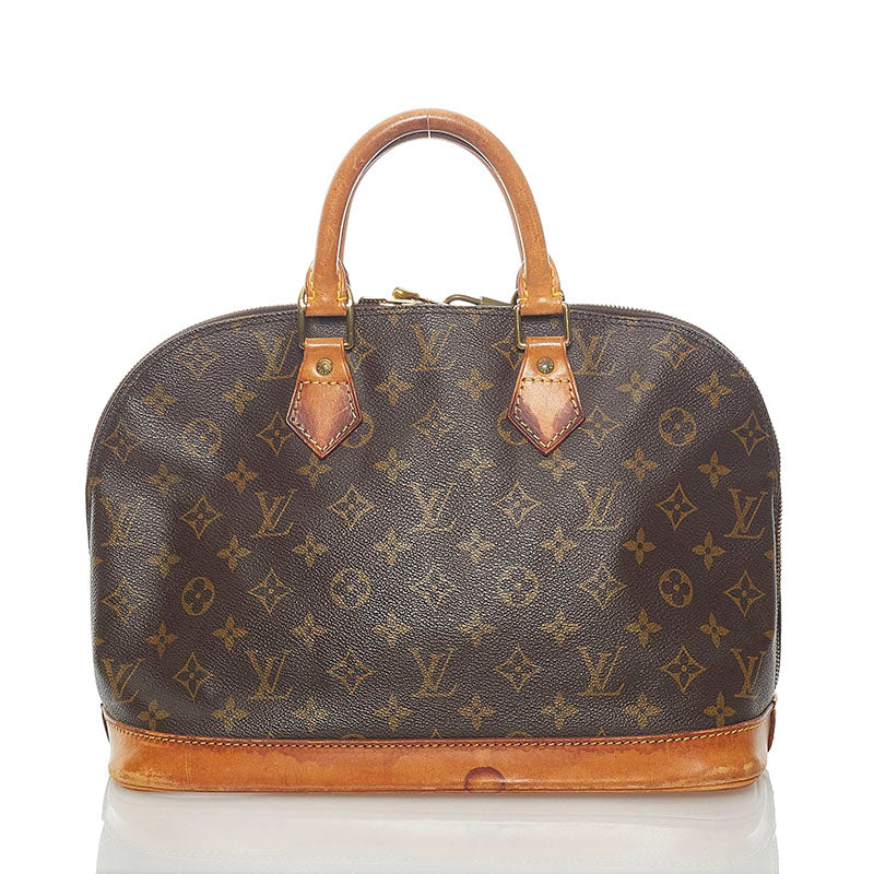 ルイ ヴィトン モノグラム 旧アルマ PM ハンドバッグ M51130 ブラウン PVC レザー レディース LOUIS VUITTON 【中古】