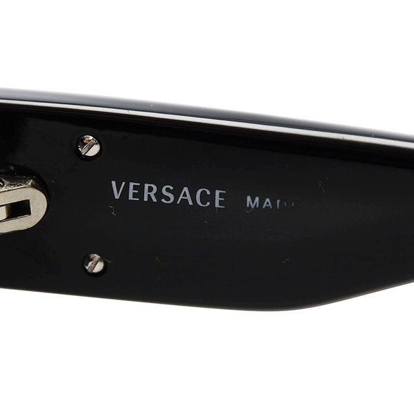 ヴェルサーチェ サングラス ブラック プラスチック メンズ VERSACE 【中古】