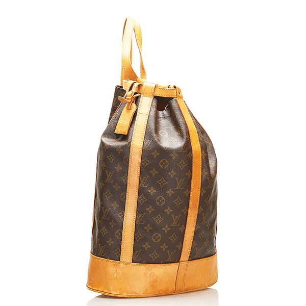 ルイ ヴィトン モノグラム ランドネGM ショルダーバッグ M42244 ブラウン PVC レザー レディース LOUIS VUITTON 【中古】