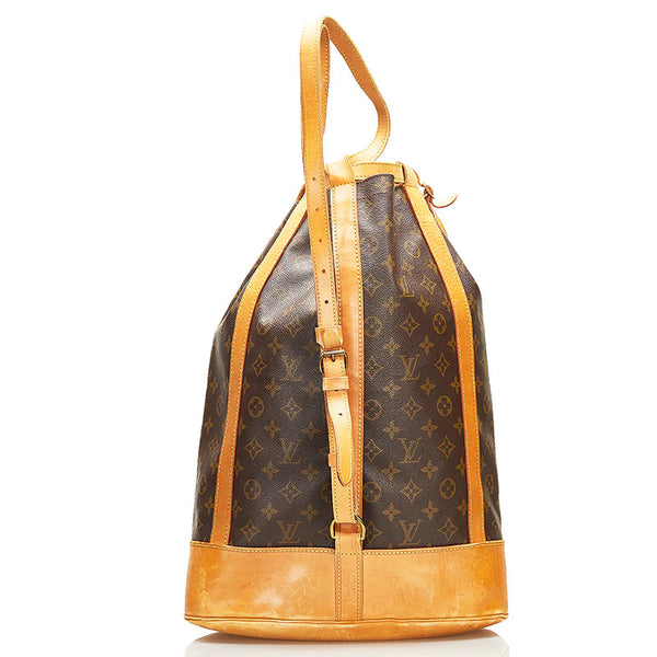 ルイ ヴィトン モノグラム ランドネGM ショルダーバッグ M42244 ブラウン PVC レザー レディース LOUIS VUITTON 【中古】