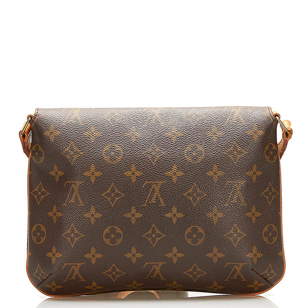 ルイ ヴィトン モノグラム ミュゼットタンゴ ショート ショルダーバッグ M51257 ブラウン PVC レザー レディース LOUIS VUITTON 【中古】