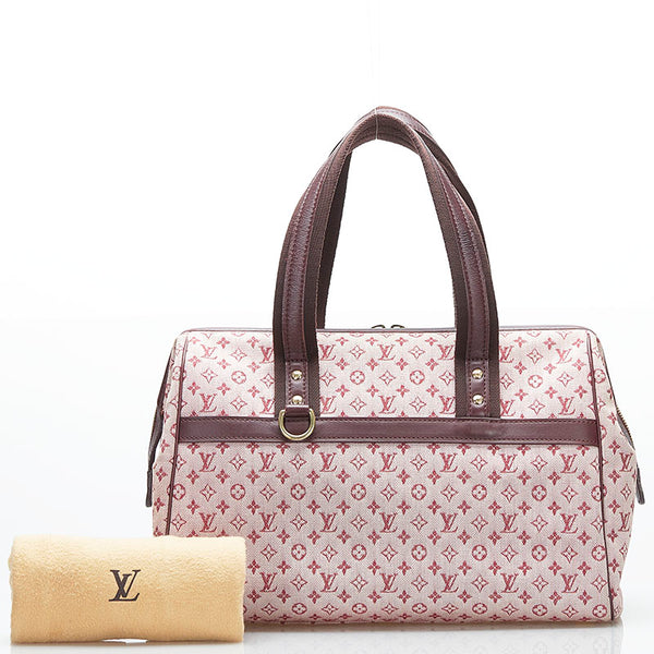 ルイ ヴィトン モノグラム ミニ ジョセフィーヌGM  ハンドバッグ M92311 チェリー ピンク キャンバス レザー レディース LOUIS VUITTON 【中古】