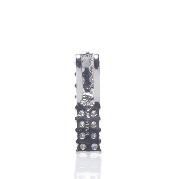 K18WG ホワイトゴールド ダイヤ0.54ct ペンダントトップ レディース 【中古】