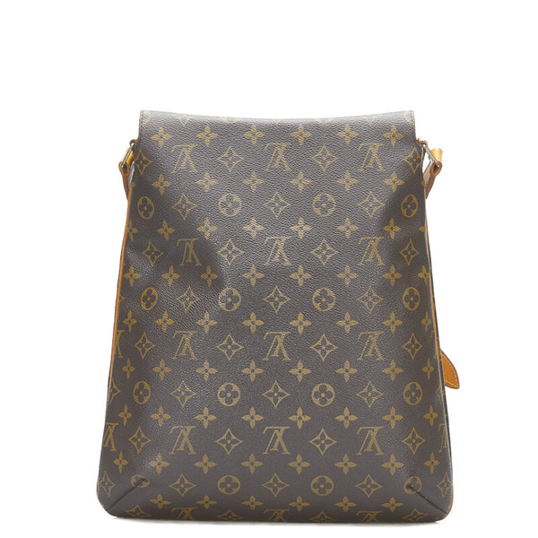 ルイ ヴィトン モノグラム ミュゼット 斜め掛け ショルダーバッグ M51256 ブラウン PVC レザー レディース LOUIS VUITTON 【中古】