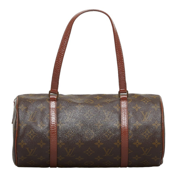 ルイ ヴィトン モノグラム 旧パピヨン 30 ハンドバッグ M51365 ブラウン PVC レザー レディース LOUIS VUITTON 【中古】