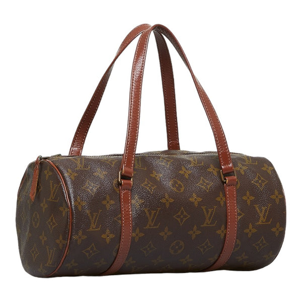 ルイ ヴィトン モノグラム 旧パピヨン 30 ハンドバッグ M51365 ブラウン PVC レザー レディース LOUIS VUITTON 【中古】