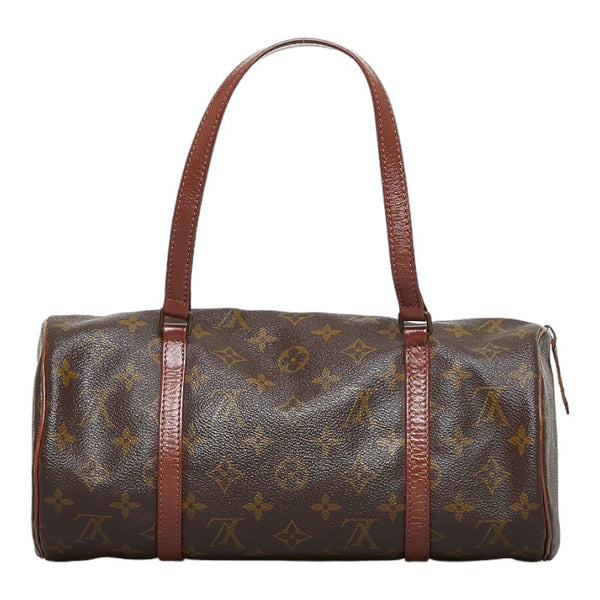 ルイ ヴィトン モノグラム 旧パピヨン 30 ハンドバッグ M51365 ブラウン PVC レザー レディース LOUIS VUITTON 【中古】