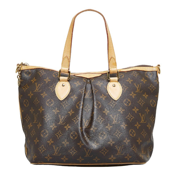 ルイ ヴィトン モノグラム　 パレルモPM ハンドバッグ ショルダーバッグ 2WAY M40145 ブラウン PVC レザー レディース LOUIS VUITTON 【中古】