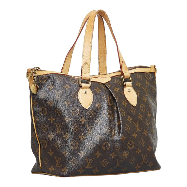 ルイ ヴィトン モノグラム　 パレルモPM ハンドバッグ ショルダーバッグ 2WAY M40145 ブラウン PVC レザー レディース LOUIS VUITTON 【中古】