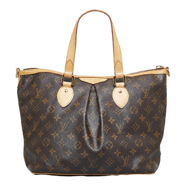 ルイ ヴィトン モノグラム　 パレルモPM ハンドバッグ ショルダーバッグ 2WAY M40145 ブラウン PVC レザー レディース LOUIS VUITTON 【中古】