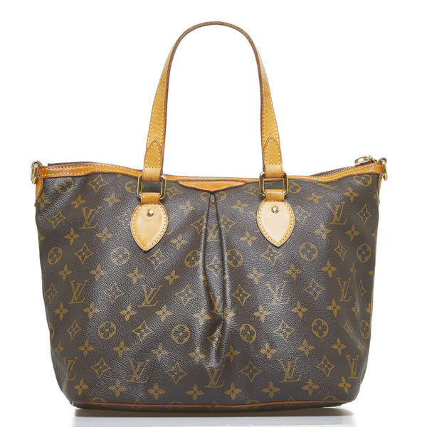 ルイ ヴィトン モノグラム　 パレルモPM ハンドバッグ ショルダーバッグ 2WAY M40145 ブラウン PVC レザー レディース LOUIS VUITTON 【中古】