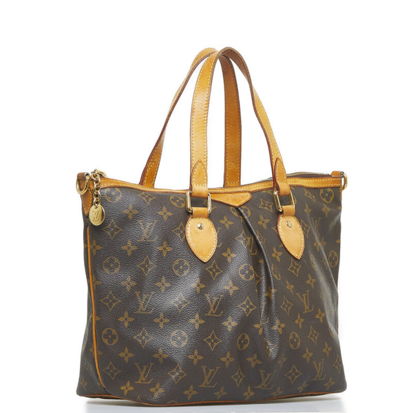 ルイ ヴィトン モノグラム　 パレルモPM ハンドバッグ ショルダーバッグ 2WAY M40145 ブラウン PVC レザー レディース LOUIS VUITTON 【中古】