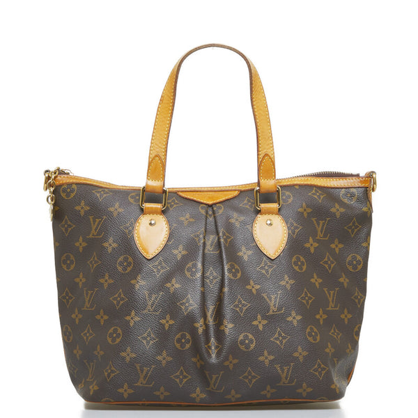 ルイ ヴィトン モノグラム　 パレルモPM ハンドバッグ ショルダーバッグ 2WAY M40145 ブラウン PVC レザー レディース LOUIS VUITTON 【中古】