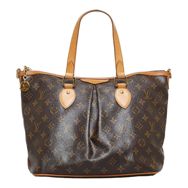 ルイ ヴィトン モノグラム　 パレルモPM ハンドバッグ ショルダーバッグ 2WAY M40145 ブラウン PVC レザー レディース LOUIS VUITTON 【中古】