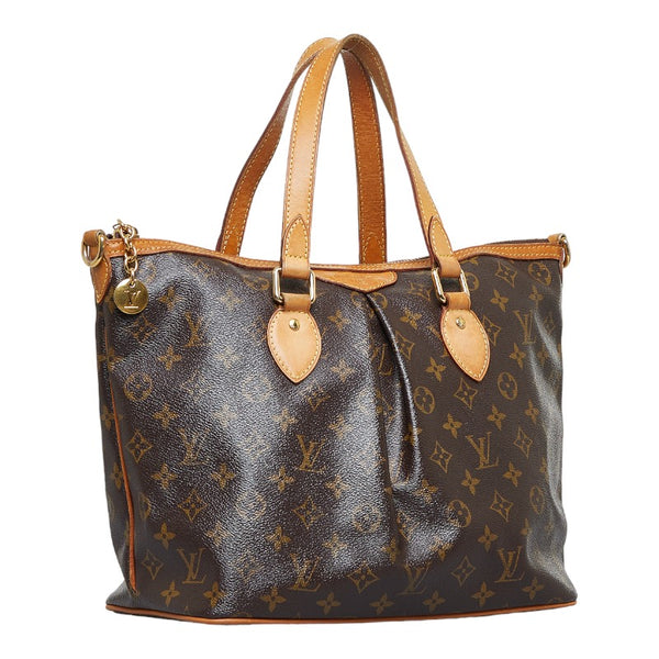 ルイ ヴィトン モノグラム　 パレルモPM ハンドバッグ ショルダーバッグ 2WAY M40145 ブラウン PVC レザー レディース LOUIS VUITTON 【中古】