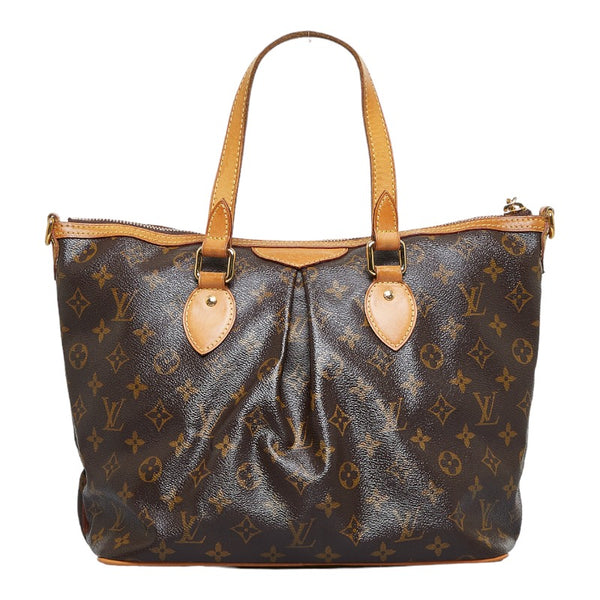 ルイ ヴィトン モノグラム　 パレルモPM ハンドバッグ ショルダーバッグ 2WAY M40145 ブラウン PVC レザー レディース LOUIS VUITTON 【中古】