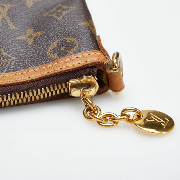 ルイ ヴィトン モノグラム　 パレルモPM ハンドバッグ ショルダーバッグ 2WAY M40145 ブラウン PVC レザー レディース LOUIS VUITTON 【中古】