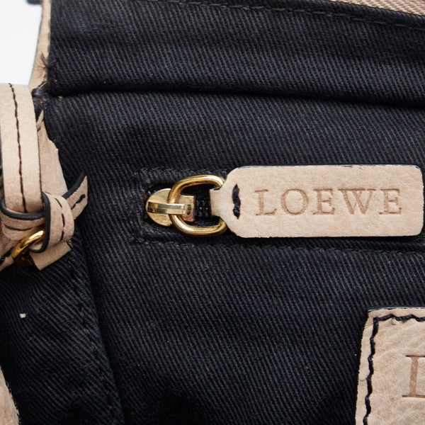 ロエベ ショルダーバッグ ベージュ レザー レディース LOEWE 【中古】