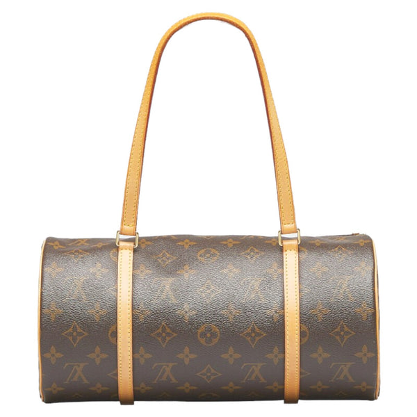 ルイ ヴィトン モノグラム 旧パピヨン 30 ハンドバッグ M51385 ブラウン PVC レザー レディース LOUIS VUITTON 【中古】