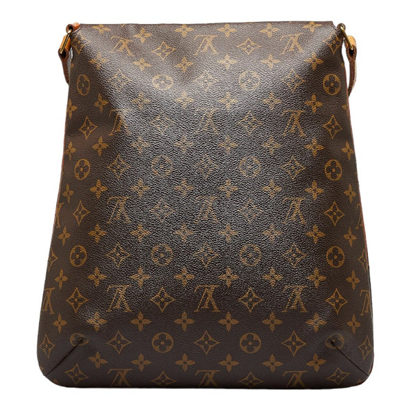 ルイ ヴィトン モノグラム ミュゼット 斜め掛け ショルダーバッグ M51256 ブラウン PVC レザー レディース LOUIS VUITTON 【中古】