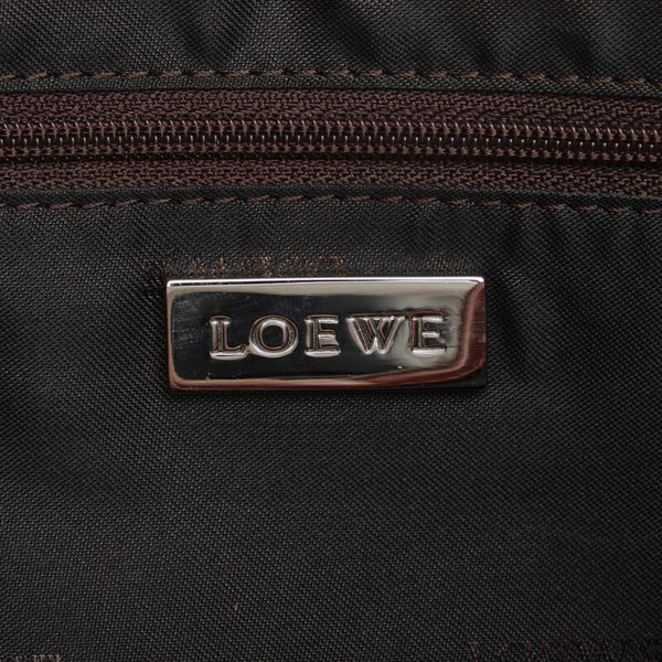 ロエベ アナグラム ハンドバッグ サーモンピンク オレンジ レザー レディース LOEWE 【中古】