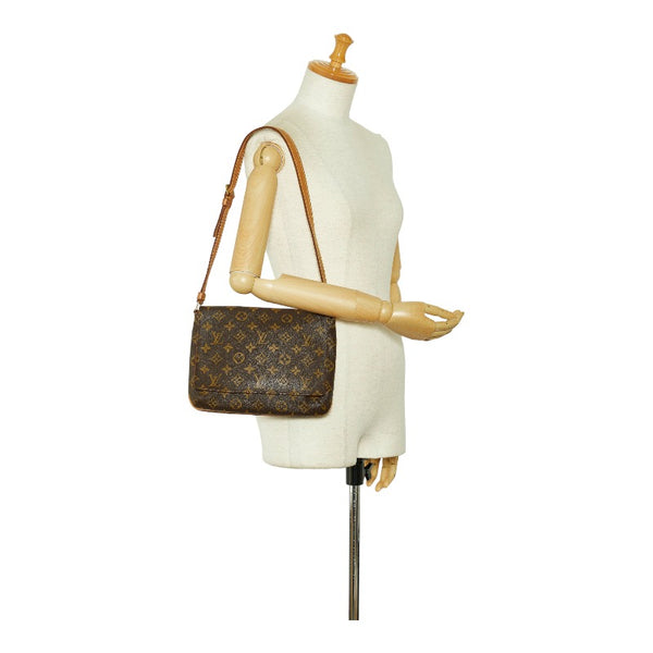 ルイ ヴィトン モノグラム ミュゼット タンゴ ショート ショルダーバッグ M51257 ブラウン PVC レザー レディース LOUIS VUITTON 【中古】