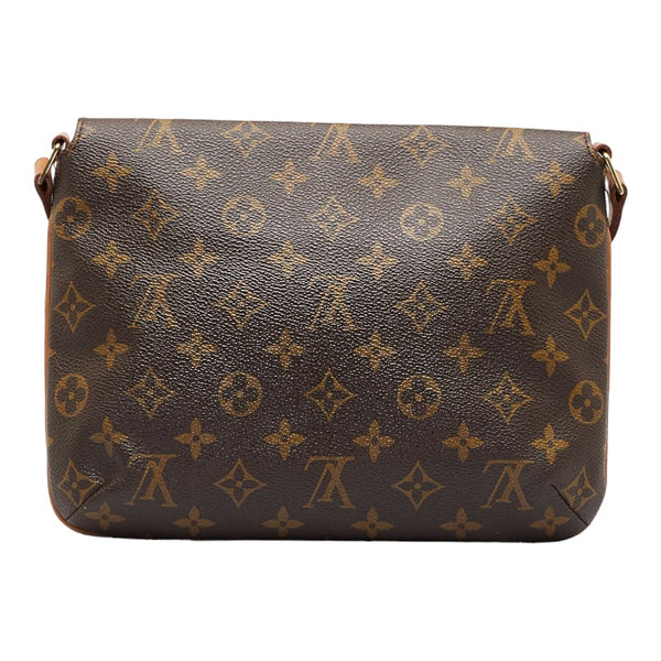 ルイ ヴィトン モノグラム ミュゼット タンゴ ショート ショルダーバッグ M51257 ブラウン PVC レザー レディース LOUIS VUITTON 【中古】