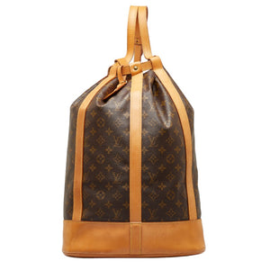 ルイ ヴィトン モノグラム ランドネGM ショルダーバッグ M42244  ブラウン PVC レザー レディース LOUIS VUITTON 【中古】