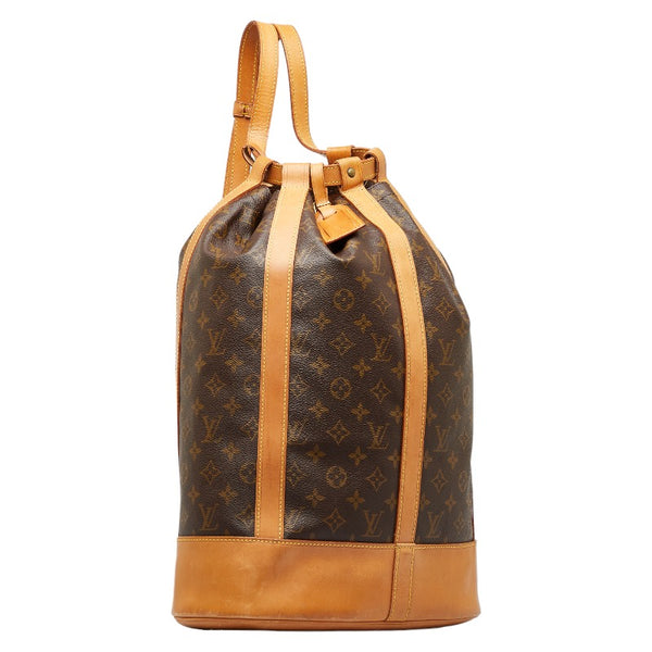 ルイ ヴィトン モノグラム ランドネGM ショルダーバッグ M42244  ブラウン PVC レザー レディース LOUIS VUITTON 【中古】