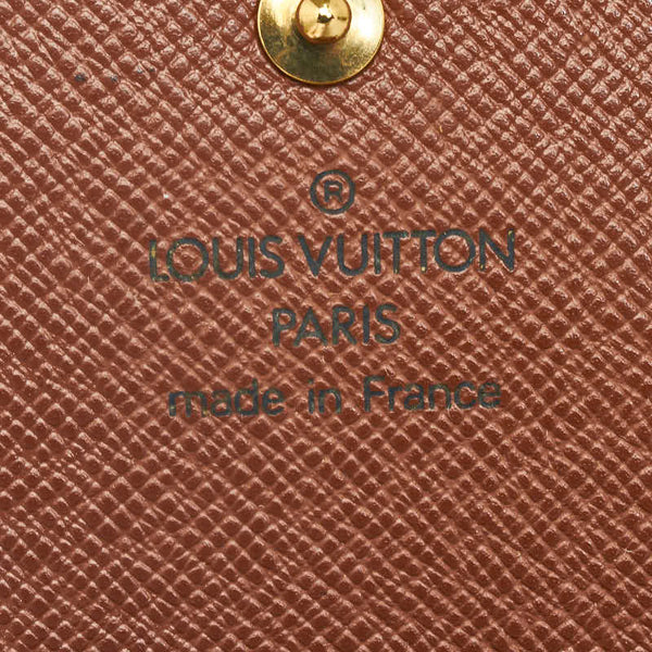 ルイ ヴィトン モノグラム ポルト モネ グゼ コインケース M61970 ブラウン PVC レザー レディース LOUIS VUITTON 【中古】