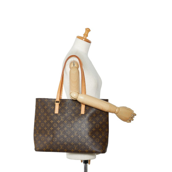 ルイ ヴィトン モノグラム ルコ トートバッグ ショルダーバッグ  M51155 ブラウン PVC レザー レディース LOUIS VUITTON 【中古】