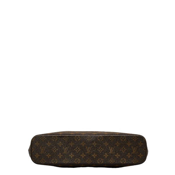 ルイ ヴィトン モノグラム ルコ トートバッグ ショルダーバッグ  M51155 ブラウン PVC レザー レディース LOUIS VUITTON 【中古】