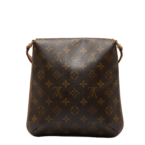 ルイ ヴィトン モノグラム ミュゼットサルサ ショート ショルダーバッグ Ｍ51258 ブラウン PVC レザー レディース LOUIS VUITTON 【中古】