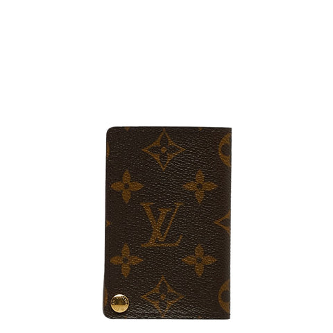 ルイ ヴィトン モノグラム ポルトカルト クレディ プレッシオン カードケース M60937 ブラウン PVC レザー レディース LOUIS VUITTON 【中古】