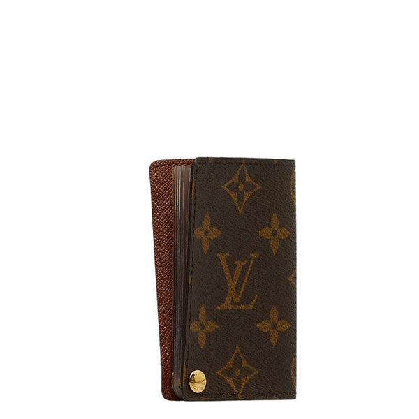 ルイ ヴィトン モノグラム ポルトカルト クレディ プレッシオン カードケース M60937 ブラウン PVC レザー レディース LOUIS VUITTON 【中古】