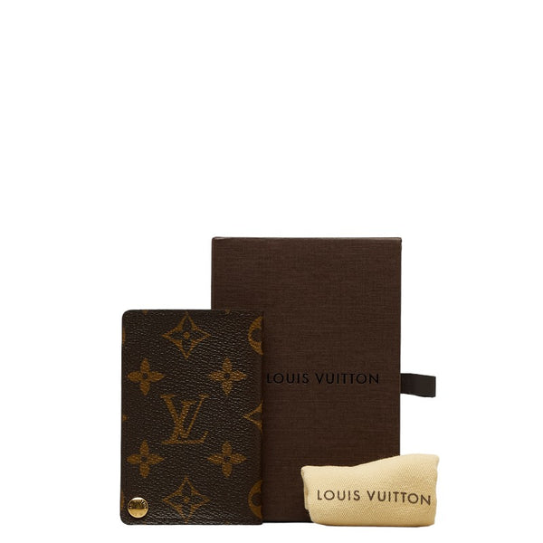 ルイ ヴィトン モノグラム ポルトカルト クレディ プレッシオン カードケース M60937 ブラウン PVC レザー レディース LOUIS VUITTON 【中古】