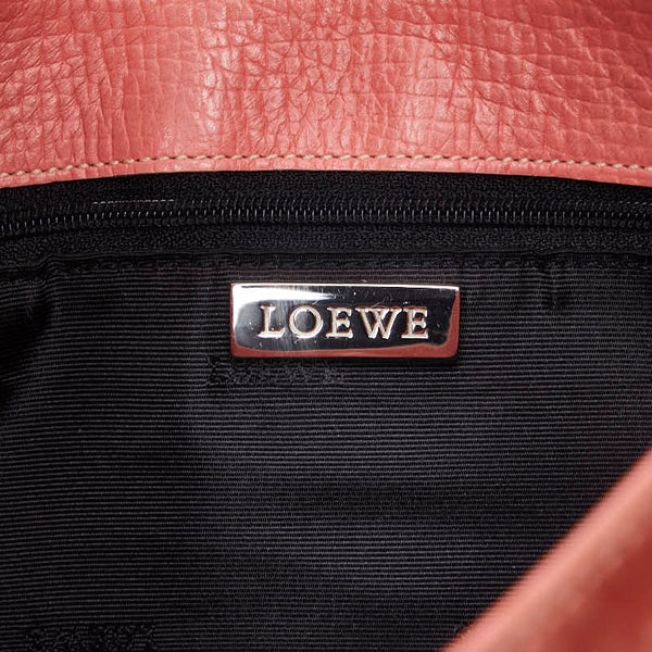 ロエベ ハンドバッグ ワンショルダーバッグ ピンク スウェード レザー レディース LOEWE 【中古】