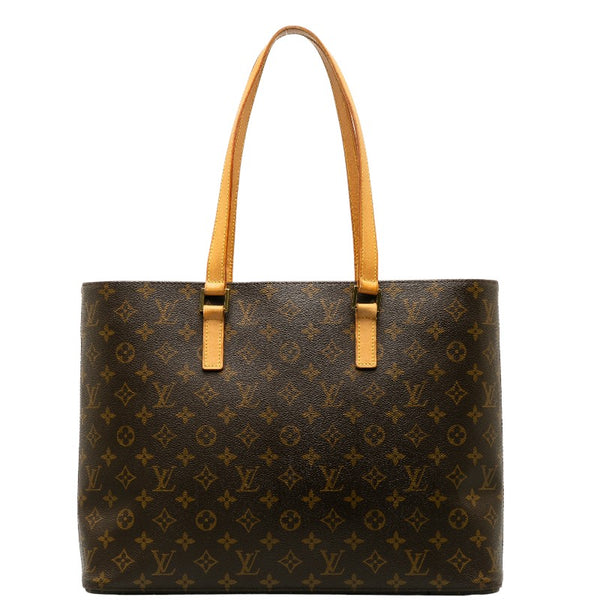 ルイ ヴィトン モノグラム ルコ トートバッグ ショルダーバッグ  M51155 ブラウン PVC レザー レディース LOUIS VUITTON 【中古】