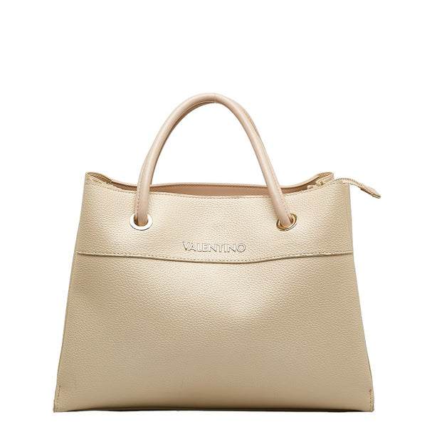 ヴァレンチノ ハンドバッグ ショルダーバッグ 2WAY ベージュ レザー レディース Valentino 【中古】