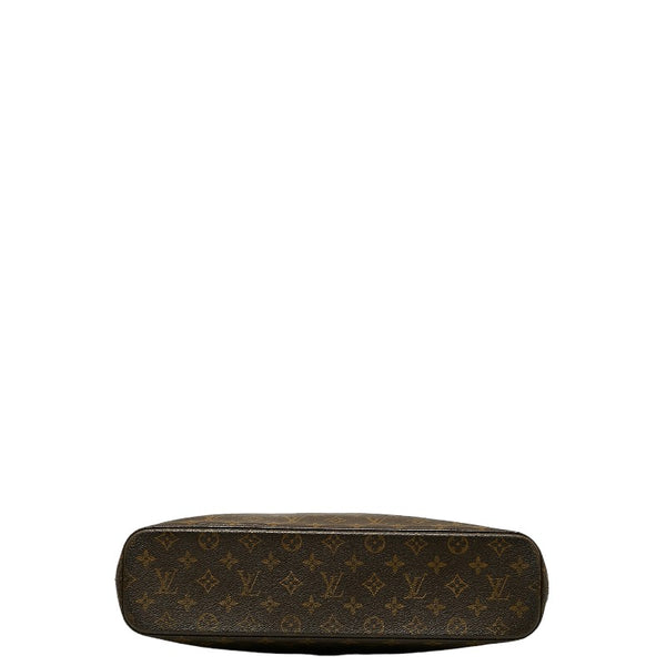 ルイ ヴィトン モノグラム ルコ トートバッグ ショルダーバッグ  M51155 ブラウン PVC レザー レディース LOUIS VUITTON 【中古】