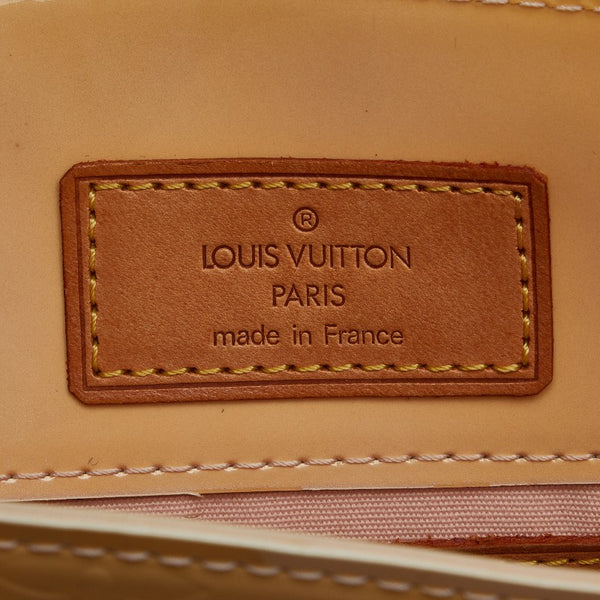 ルイ ヴィトン ヴェルニ リードPM ハンドバッグ M91334 ノワゼット ベージュ パテントレザー レディース LOUIS VUITTON 【中古】