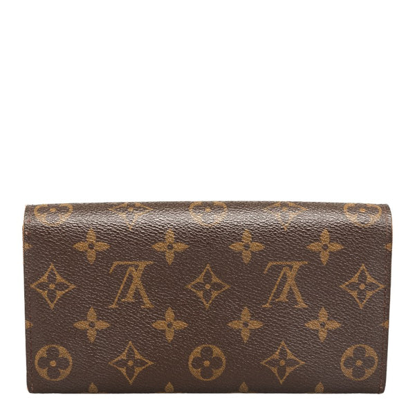 ルイ ヴィトン モノグラム ポルトフォイユ サラ 長財布 M60531 ブラウン PVC レザー レディース LOUIS VUITTON 【中古】