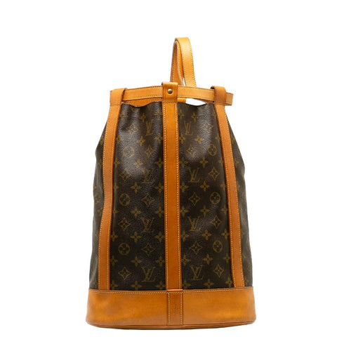 ルイ ヴィトン モノグラム ランドネ PM ショルダーバッグ M42243 ブラウン PVC レザー レディース LOUIS VUITTON 【中古】